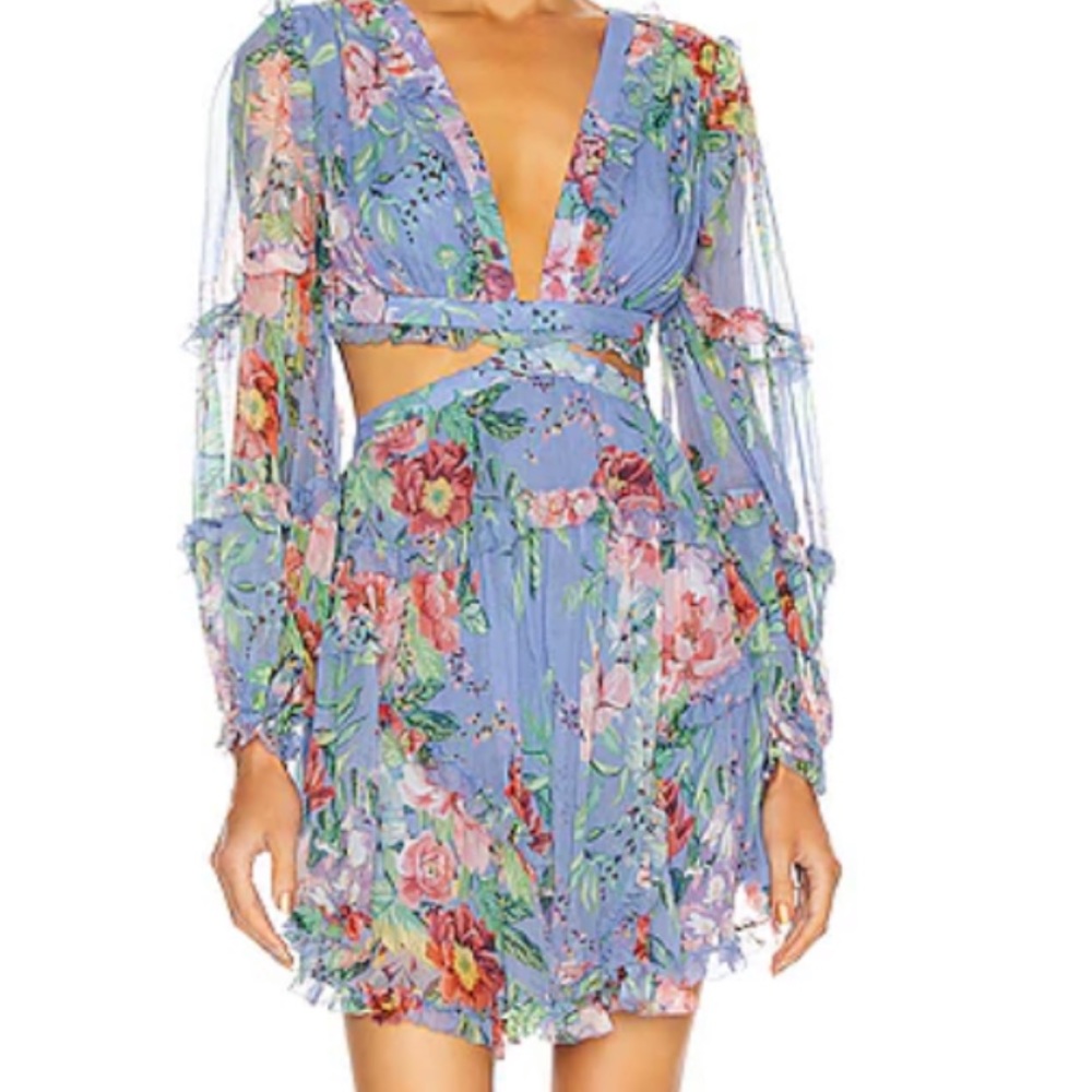 Zimmerman Bellitude Floating Cut Out Dress